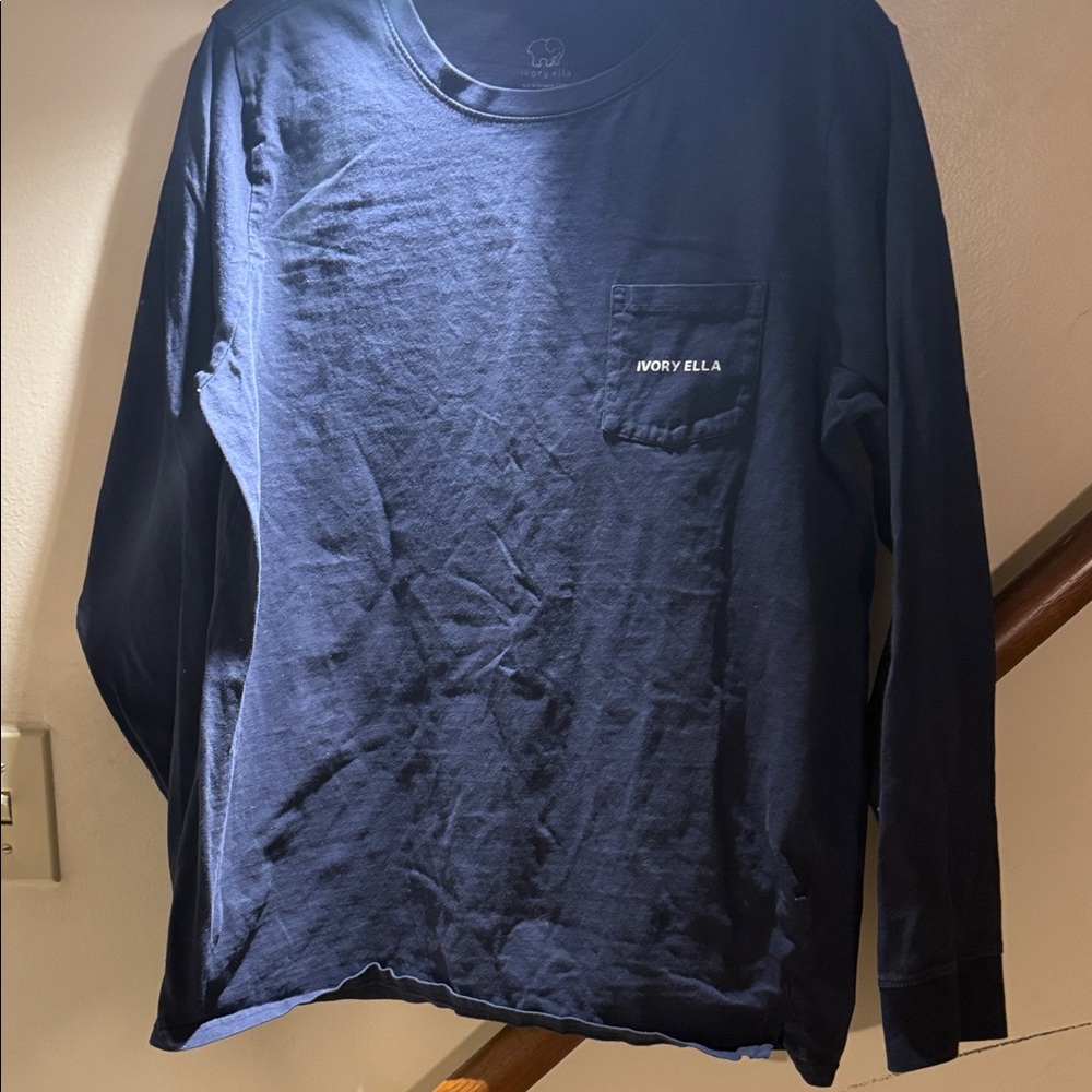 Ivory Ella womens Dark Blue Long Sleeve Tee